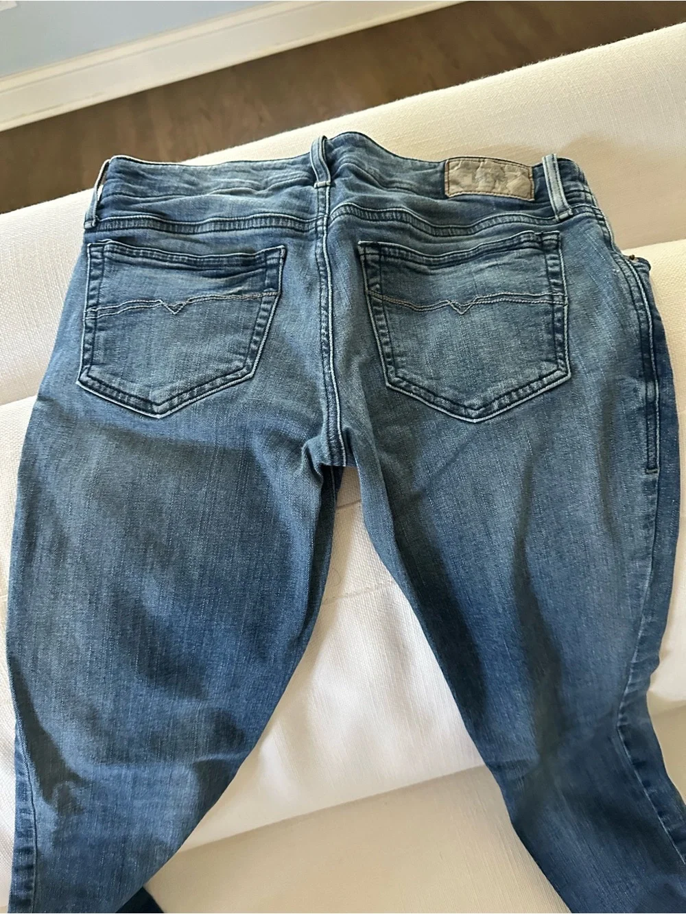 Diesel Skinny Jeans in Dark Blue Wash